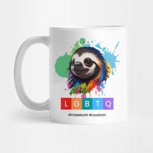 Sloth LGBTQ Mug